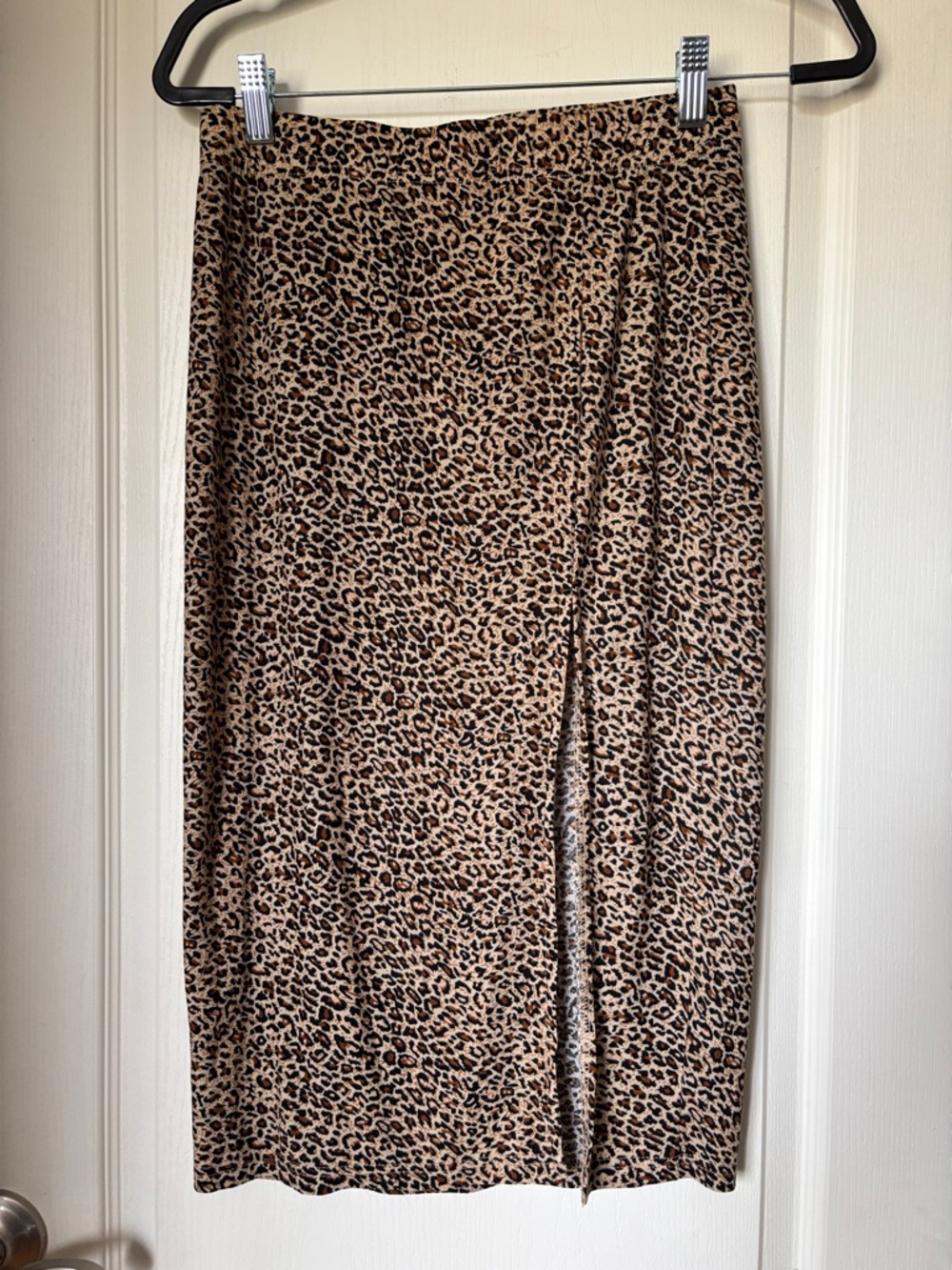 SHEIN Leopard Print Pencil Skirt in Brown and Black
